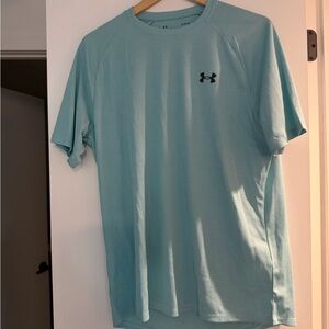 Under Armour Men's Light Blue Short Sleeve Tee